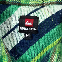 Load image into Gallery viewer, Early 00&#39;s QUIKSILVER Classic Surfer Skater Plaid Check Thick Flannel Cotton Shirt
