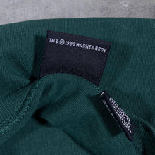 Load image into Gallery viewer, Vintage Warner Bros (1996) Looney Tunes Tasmanian Devil Taz Embroidered Green T-Shirt
