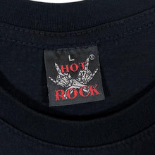 Load image into Gallery viewer, Early 00&#39;s Elvis Presley Rock N Roll Music Tribute Spellout Graphic Black T-Shirt

