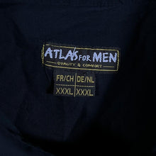 Load image into Gallery viewer, Atlas For Men Cowboy Western Brown Dot Patterned Black Cotton Long Sleeve Shirt
