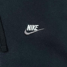 Load image into Gallery viewer, NIKE Classic Basic Embroidered Mini Logo Black Zip Hoodie
