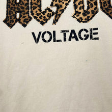 Load image into Gallery viewer, Bravado AC/DC &quot;High Voltage&quot; Leopard Print Logo Spellout Graphic Hard Rock Band Crewneck Sweatshirt

