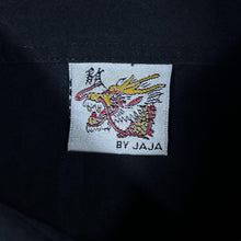 Load image into Gallery viewer, Early 00&#39;s By JaJa Dragon Gothic Y2K Black Short Sleeve Shirt
