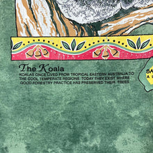 Load image into Gallery viewer, Vintage 90&#39;s SAVE THE HABITAT Australia &quot;The Koala&quot; Wildlife Souvenir Graphic Tie Dye T-Shirt
