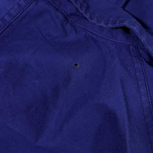 Load image into Gallery viewer, Vintage Lotus French Chore Worker Style Navy Blue Cotton Distressed Jacket
