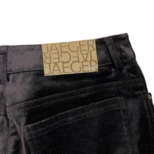 Load image into Gallery viewer, JAEGER Classic Brown Moleskin Effect Straight Leg Trousers
