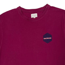Load image into Gallery viewer, Saltrock Classic Spellout Surfer Burgundy Red Graphic T-Shirt
