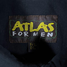 Load image into Gallery viewer, Atlas For Men Cowboy Western Long Sleeve Black Cotton Shirt
