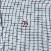 Load image into Gallery viewer, Vintage Fjallraven Light Blue White Check Long Sleeve Cotton Shirt
