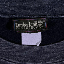 Load image into Gallery viewer, Vintage Timberland Weathergear Embroidered Logo Spellout Grey Crewneck Sweatshirt
