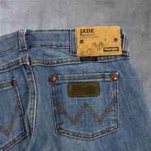 Load image into Gallery viewer, Deadstock Wrangler “Jade” Bootcut Low Waist Zip Fly Blue Denim Jeans
