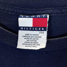 Load image into Gallery viewer, Vintage TOMMY HILFIGER Classic Embroidered Mini Crest Logo Navy Blue T-Shirt
