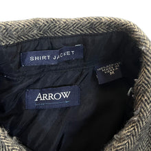 Load image into Gallery viewer, Vintage Arrow "Shirt Jacket" Made In Korea Houndstooth Check Long Sleeve Shirt Medium
