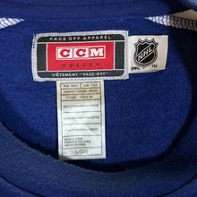 Load image into Gallery viewer, Vintage CCM Hockey NHL TORONTO MAPLE LEAFS Embroidered Ice Hockey Spellout Sweatshirt
