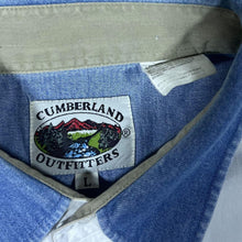 Load image into Gallery viewer, Vintage Cumberland Outfitters Western Colour Block Cotton Popper Short Sleeve Shirt
