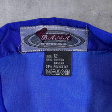 Load image into Gallery viewer, Early 00&#39;s BANA Shirt Gothic Y2K Dragon Graphic Blue Short Sleeve Shirt
