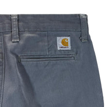 Load image into Gallery viewer, CARHARTT &quot;Sid Pant&quot; Classic Grey Slim Fit Skater Chino Trousers
