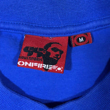 Load image into Gallery viewer, Early 00&#39;s Onfire &quot;Soul Sports 94&quot; Hip Hop Y2K Graphic Blue Cotton T-Shirt

