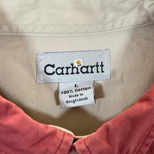 Load image into Gallery viewer, Vintage Carhartt Classic Red Short Sleeve Cotton Button-Up Shirt
