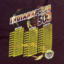 Load image into Gallery viewer, Reebok Indianapolis 500 Speedway Motorsports Racing Spellout Graphic T-Shirt
