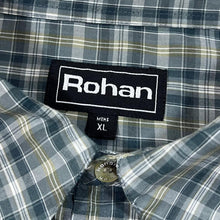 Load image into Gallery viewer, ROHAN Classic Plaid Check Short Sleeve Cotton Shirt

