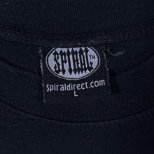 Load image into Gallery viewer, Vintage Spiral "Undead" Gothic Horror Fantasy Spellout Graphic Black T-Shirt
