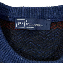 Load image into Gallery viewer, GAP Colour Block Lambswool Nylon Knit Crewneck Sweater Jumper
