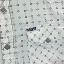 Load image into Gallery viewer, Replay &quot;Vintage&quot; Cowboy Western Style Patterned Popper Long Sleeve Shirt
