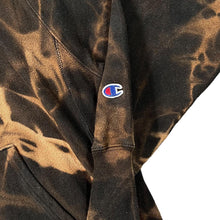 Load image into Gallery viewer, CHAMPION Reverse Weave Embossed Big Logo Spellout Tie Dye Pullover Hoodie
