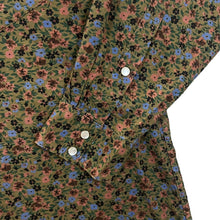 Load image into Gallery viewer, Vintage Floral Patterned Cowboy Western Popper Button Long Sleeve Cotton Shirt
