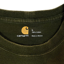 Load image into Gallery viewer, CARHARTT Classic Basic Mini Patch Pocket Logo Green Short Sleeve T-Shirt
