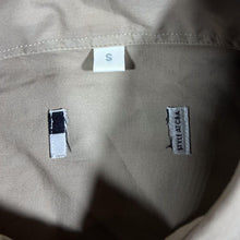 Load image into Gallery viewer, Early 00's C&amp;A Gothic Y2K Embroidered Dragon Beige Cotton Short Sleeve Shirt
