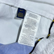 Load image into Gallery viewer, Polo Ralph Lauren &quot;Stretch Classic Fit&quot; Mini Logo White Cotton Blend Shorts

