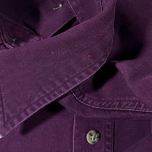 Load image into Gallery viewer, Vintage Woolrich Burgundy Maroon Hunting Shooting Outdoor Long Sleeve Cotton Shirt
