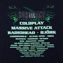 Load image into Gallery viewer, Vintage Hurricane Festival 2003 Music Band Lineup Graphic Black T-Shirt
