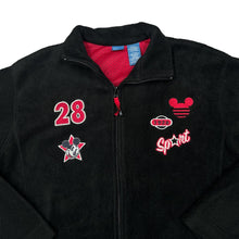 Load image into Gallery viewer, Disney MICKEY SPORT Mickey Mouse Embroidered Patch Zip Fleece Sweatshirt
