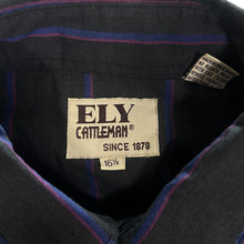 Load image into Gallery viewer, Vintage 90's Ely Cattleman Cowboy Western Striped Pearl Snap Popper Short Sleeve Shirt
