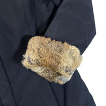 Load image into Gallery viewer, Vintage WOOLRICH Fur Trim Down Fill Padded Longline Zip Jacket
