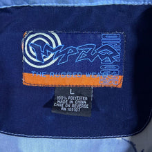 Load image into Gallery viewer, Early 00's Impaq Gothic Y2K Dragon Hip Hop Graphic Blue Short Sleeve Shirt
