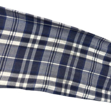 Load image into Gallery viewer, Levi&#39;s Special Edition Western Blue Grey Check Popper Button Long Sleeve Shirt

