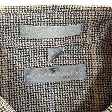 Load image into Gallery viewer, Vintage Geoffrey Beene Houndstooth Check Long Sleeve Cotton Shirt

