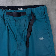 Load image into Gallery viewer, Dickies x Niko and... Teal Blue Straight Leg Parachute Pants Trousers
