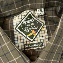 Load image into Gallery viewer, RYDALE &quot;Gransmoor&quot; Classic Khaki Green Country Plaid Check Long Sleeve Cotton Shirt
