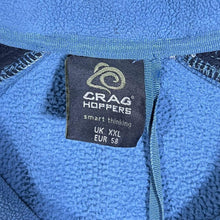 Load image into Gallery viewer, Early 00&#39;s Craghoppers Mini Logo Blue 1/4 Zip Fleece Sweatshirt
