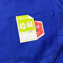 Load image into Gallery viewer, Vintage Classic Essential Blue French Chore Worker Jacket
