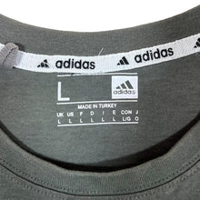 Load image into Gallery viewer, ADIDAS Three Stripe Classic Mini Logo Grey Khaki Short Sleeve T-Shirt
