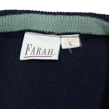 Load image into Gallery viewer, Vintage 90&#39;s FARAH Classic Multi Striped Acrylic Knit V-Neck Sweater Jumper
