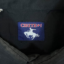Load image into Gallery viewer, Vintage Chute #1 Cowboy Western Embroidered Floral Black Long Sleeve Shirt
