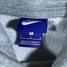 Load image into Gallery viewer, Nike Classic Basic Embroidered Mini Swoosh Logo Grey Pullover Hoodie
