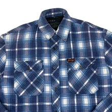 Load image into Gallery viewer, Vintage JET SET Tartan Lumberjack Plaid Check Lightly Padded Flannel Over Shirt

